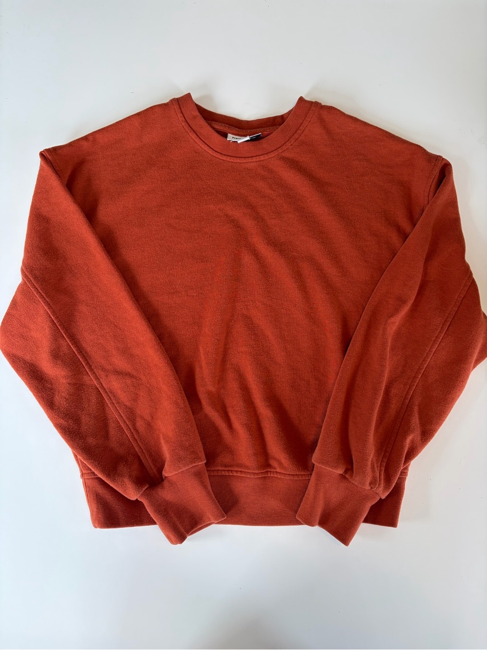 Frank And Oak Terracotta Crewneck Sweatshirt XS